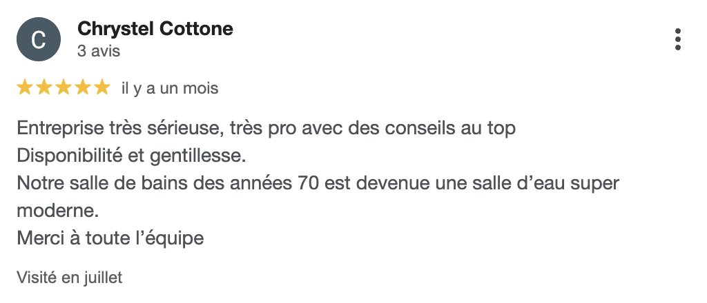 Avis client Roche-Seguin
